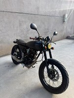 Scooter 2 temps 150cc Euro4 Vintage 2025, nouveau design F68 Cafe Racer Chopper, certifié Euro EEC COC