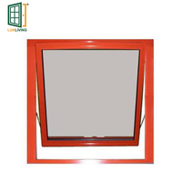 Ventana de Aluminio Francesa Moderna Lukliving con Persiana Vertical Abatible y Apertura Manual