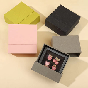 Custom Small Drawer Jewelry Gift Box for Necklaces Luxury Paperboard Packaging with Custom Logo - Product Image 3