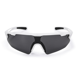 Оптовая продажа, трендовые солнцезащитные очки с логотипом на заказ, многоцветная оправа, синий, черный, белый, золотой, красный, желтый, серебристо-серый - Product Image 4