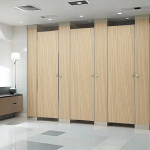 Chất lượng cao HPL tổ ong nhà vệ sinh <span class=keywords><strong>cubicle</strong></span> phân vùng thiết kế hiện đại tầng đến trần cho các trường học và bệnh viện sử dụng - Product Image 1