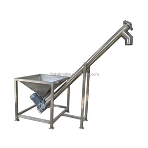 Piccola coclea in acciaio inossidabile per grano/suolo/minerale con tramoggia - Product Image 1