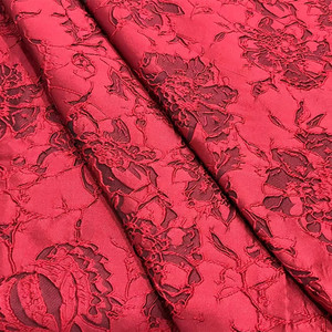 Thanh lịch bị mắc kẹt Rose Jacquard thời trang vải cao cấp ăn mặc Poncho áo khoác quần áo vải - Product Image 6