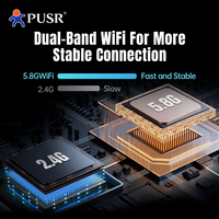 Controlador IO Remoto PUSR de 52 Puertos, WiFi de Doble Banda, Ethernet, Modbus/Json, Gateway IO de Red Expandible USR-M050