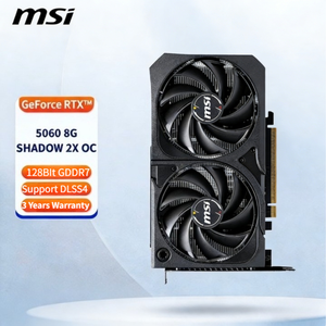 NUEVA Tarjeta Gráfica MSI GeForce RTX 5060 8GB SHADOW 2X OC MAX, Componentes para Computadora de Juegos de Escritorio, <span class=keywords><strong>en</strong></span> Stock - Product Image 1