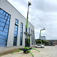 Ascenseur de flèche d'araignée à chenilles autopropulsé pour la construction plate-forme élévatrice télescopique de cueilleur de cerises avec fonction d'araignée