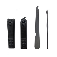 Kit de Manucure et Pédicure Professionnel en Acier Carbone – Coupe-Ongles Durables et Trousse de Soin Portable pour Hommes et Femmes – Vente en Gros