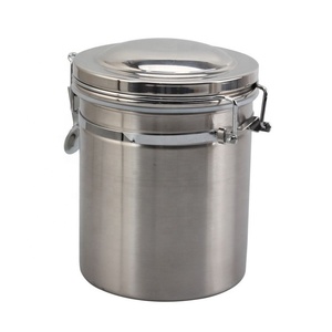 Vente en gros de bidon hermétique en acier inoxydable pour la cuisine Bocal en acier inoxydable pour le stockage du thé, du sucre et des grains de café - Product Image 1