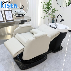 Sillón de Lavado de Cabello Kisen Beauty con Masaje Eléctrico Reclinable, Cama de Masaje para Lavado de Cabello en Venta - Product Image 3