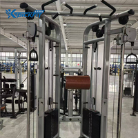 Equipo de Gimnasio Comercial para Entrenamiento de Fuerza, Máquina Multifuncional de Poleas Dobles con Cable Cruzado para Ejercicios