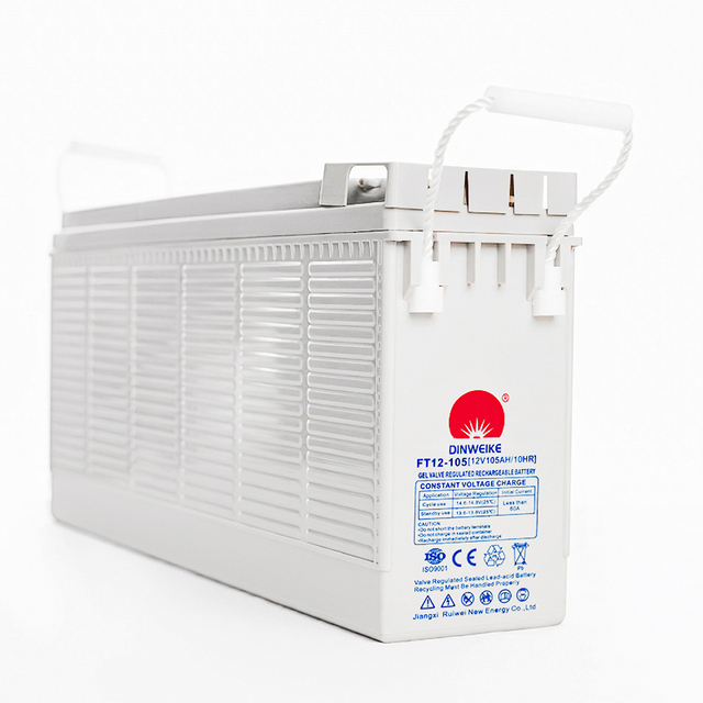 Lead-Acid Batteries Long Life Rechargeable Solar Batteries 12V 100Ah 105 Ah Front Terminal Gel Battery Solar UPS Energy Storage