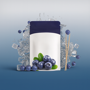 Cure-dents aromatisés à la <span class=keywords><strong>myrtille</strong></span> - Infusés avec des arômes naturels pour une fraîcheur durable - Portables et pratiques - 100 cure-dents - Product Image 1