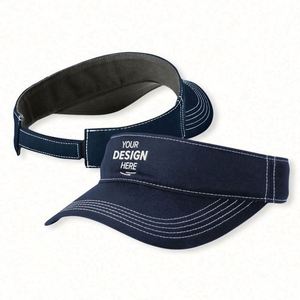 Sombreros de Paja y Poliéster Bordados con Protección UV para Verano, Unisex, Personalizables, con Visores Transparentes de PVC Coloridos para Deportes - Product Image 1