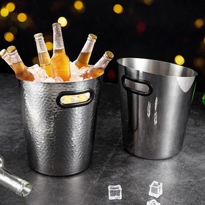Enfriador de Bebidas de Acero Inoxidable <span class=keywords><strong>para</strong></span> Fiestas, Cubo de Hielo Grande de Metal <span class=keywords><strong>para</strong></span> Bebidas, Vino y Cerveza, <span class=keywords><strong>para</strong></span> Picnic, <span class=keywords><strong>Bar</strong></span> y Fiestas al Aire Libre - Product Image 1