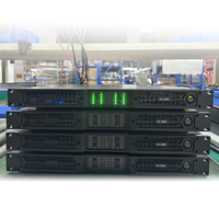 Amplificateur de puissance professionnel de classe D 4 canaux 1U 25000 Watts
