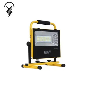 new engineering emergency mobile light outdoor super bright source rechargeable led flood light 100w