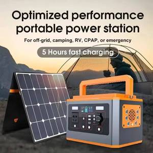Outdoor <b>Portable</b> All in One Power Station Custom Premium DC <b>AC</b> Lithium Battery Solar Energy Generator for Camping Car Home Use - Product Image 4