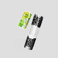 Emballage cosmétique écologique en tube de papier avec fenêtre, boîte cylindrique de luxe pour crème, rouge à lèvres, parfum, produit de beauté