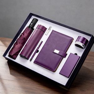 Juego de Regalo de Cuaderno con Logotipo Personalizado para Eventos Empresariales, Caja de Regalo de 4 Piezas, Actividades Corporativas, Juego de Regalo Promocional para Empleados - Product Image 2