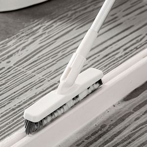 Wholesale Aluminum Extendable Floor <b>Scrub</b> Brush Long Handle, V-Shaped Tile and Grout Brush, Wholesale Bathroom Cleaning Brush - Product Image 1