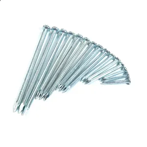 Concrete Nails With Smooth Straight Fluted Twilled Fluted Shanks