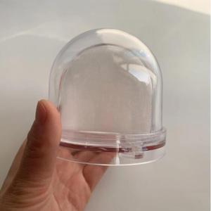 Tùy chỉnh long lanh chèn hình ảnh quả cầu tuyết rỗng rõ ràng tự làm Acrylic tuyết nước toàn cầu với hình ảnh chèn - Product Image 4