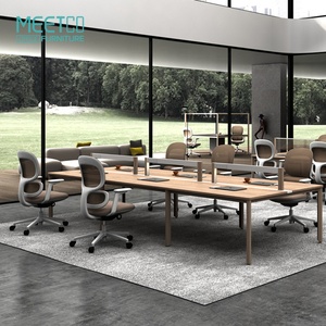 Modern 6 Seater Office <b>Work</b> Station Staff <b>Table</b> Office Desk Modular Office Cubicle Workstation Desk - Product Image 2