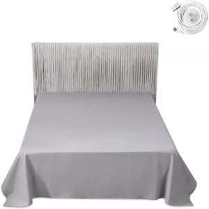Drops hipping 5% Silber Erdung Bettlaken Baumwolle Bettwäsche Set <span class=keywords><strong>Queen</strong></span> King <span class=keywords><strong>Size</strong></span> Leitfähige Schlaf blätter für verbesserte Schlaf qualität - Product Image 5