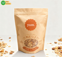 Sachet d'emballage personnalisé imprimé pour thé vert de qualité alimentaire, pochette verticale avec doublure VMPET, sachet Mylar anti-odeur pour café et thé