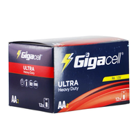 Batería de 1,5 V, tamaño AA UM3, batería de carbono y zinc R6, celda ultrarresistente para juguetes/relojes/controles remotos