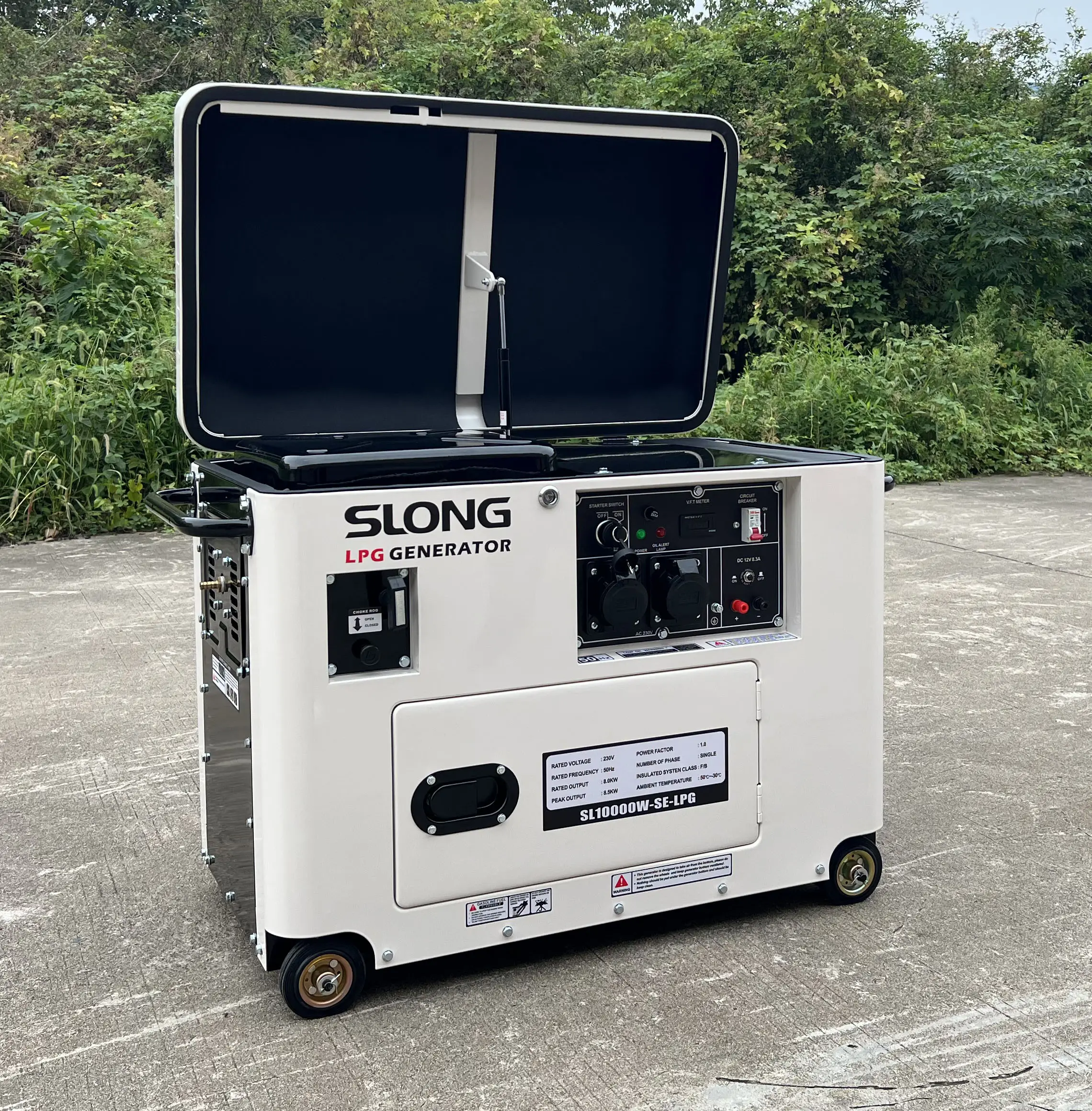 SLONG silencio 6 KW de generador de GAS