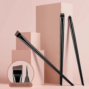 Juego Profesional <span class=keywords><strong>de</strong></span> 3 <span class=keywords><strong>Brochas</strong></span> <span class=keywords><strong>de</strong></span> <span class=keywords><strong>Maquillaje</strong></span> Angulares <span class=keywords><strong>de</strong></span> Punta Plana, Duraderas, para Acabado <span class=keywords><strong>de</strong></span> Alta Definición, para Salón, Venta al Por Mayor - Product Image 3