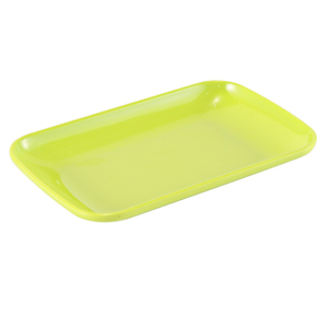 Assiettes carrées en mélamine plats et assiettes de restauration vertes modernes assiettes colorées pour restaurant - Product Image 1