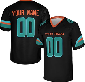 Factory Wholesale 2026 American Football Jersey Custom New Design Heat-Transfer Printed 100% Polyester Quick Dry Unisex Adult - Product Image 3