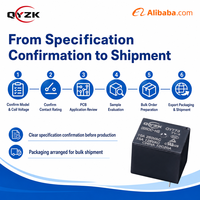 Relais électromagnétique scellé 5VDC 10A 250VAC DIP-4, relais de puissance 30VDC 0.36W pour carte PCB, relais pour distributeur automatique
