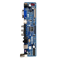 Prix moins cher V59.031 led TV carte mère universelle 14-32 pouces petite taille LED tv pcb cartes pour réparation et assemblage TV