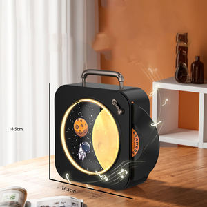 <span class=keywords><strong>New</strong></span> Vinyl Bàn Quay Ghi Máy Nghe Nhạc Retro Không Dây Xách Tay <span class=keywords><strong>Mini</strong></span> Loa Siêu Trầm Âm Nhạc Âm Thanh Loa Với Bộ Nhớ Thẻ Hỗ Trợ 10W - Product Image 2