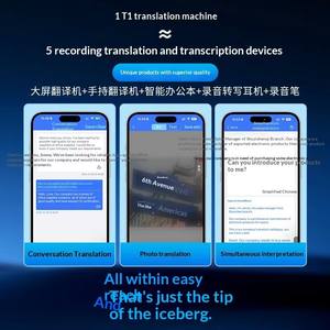 Traductor de IA transfronterizo Voz Instant Cross-app Traducción bidireccional Traductor sin conexión para viajes de negocios - Product Image 4