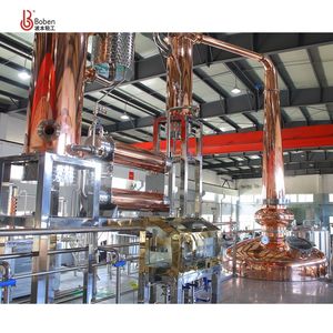 Système de distillation double en cuivre écossais traditionnel 6000L et 3600L pour l'artisanat exceptionnel du whisky - Product Image 3