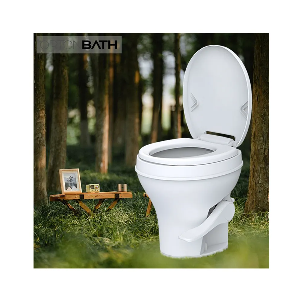 ORTONBATH-Toilettes mobiles pour camping-car, chasse par gravité, pédale, caravane de voyage, toilette de camping portable pour personnes âgées