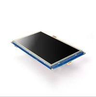 Nextion Modul tampilan layar LCD, 7 "seri Dasar HMI TFT Modul terintegrasi 4-kawat resistif Panel sentuh untuk Arduino DIY ESP8266 ESP32