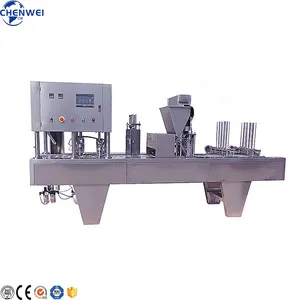 Automatic Pet Plastic Cup Filling And Sealing Machine Automatic Water Cup Filling And Sealing Machine