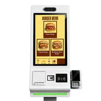 Kiosque intelligent à écran tactile de 32 pouces, écran LCD vertical, affichage numérique Full HD, terminal de commande automatique, gestion basée sur le cloud SDK