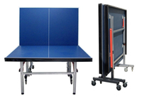 Table de ping-pong de sport oem, pliant MDF, avec roues mobiles, vente en gros, machine de ping-pong, 18mm 25mm, livraison gratuite