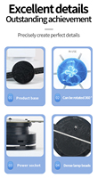Ventilador Proyector de Hologramas 3D WiFi de 42 cm con 384 LED de Alta Definición, Ventilador de Exhibición Publicitaria 3D, Ventilador de Visualización Holográfica