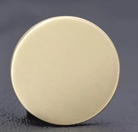 Pièce vierge métallique personnalisée en usine pour sublimation, en laiton massif, alliage de zinc, cuivre, gravée au laser, type pièce de défi ou médaille