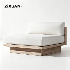 <span class=keywords><strong>Salon</strong></span> <span class=keywords><strong>de</strong></span> <span class=keywords><strong>jardin</strong></span> en bois <span class=keywords><strong>de</strong></span> teck pour hôtel, ensemble <span class=keywords><strong>de</strong></span> canapés d'extérieur, fauteuil en bois, canapé en U pour bar d'hôtel, chaise individuelle - Product Image 6