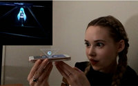 Pyramide holographique 3D DIY pour smartphone, projecteur d'affichage holographique, visionneuse holographique 3D portable pour affichage vidéo sur téléphone