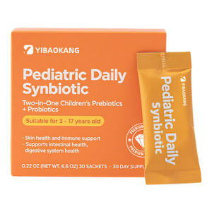 2-en-1 Prébiotiques quotidiens pour enfants + Probiotiques Supplément de soutien immunitaire à base d'enzymes pour la santé digestive - Product Image 1