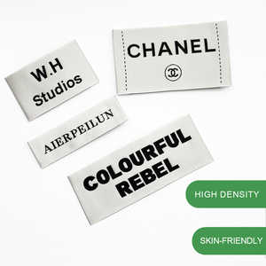 Etichette Tessute Personalizzate Economiche con Logo Privato in Grosgrain per Abbigliamento, Targhette per Colletto di <span class=keywords><strong>T</strong></span>-<span class=keywords><strong>Shirt</strong></span> e Indumenti - Product Image 4